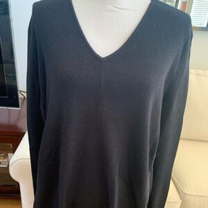 NWOT. BCBG Sweater with Ruffled Back Size L. PRICE DROP!